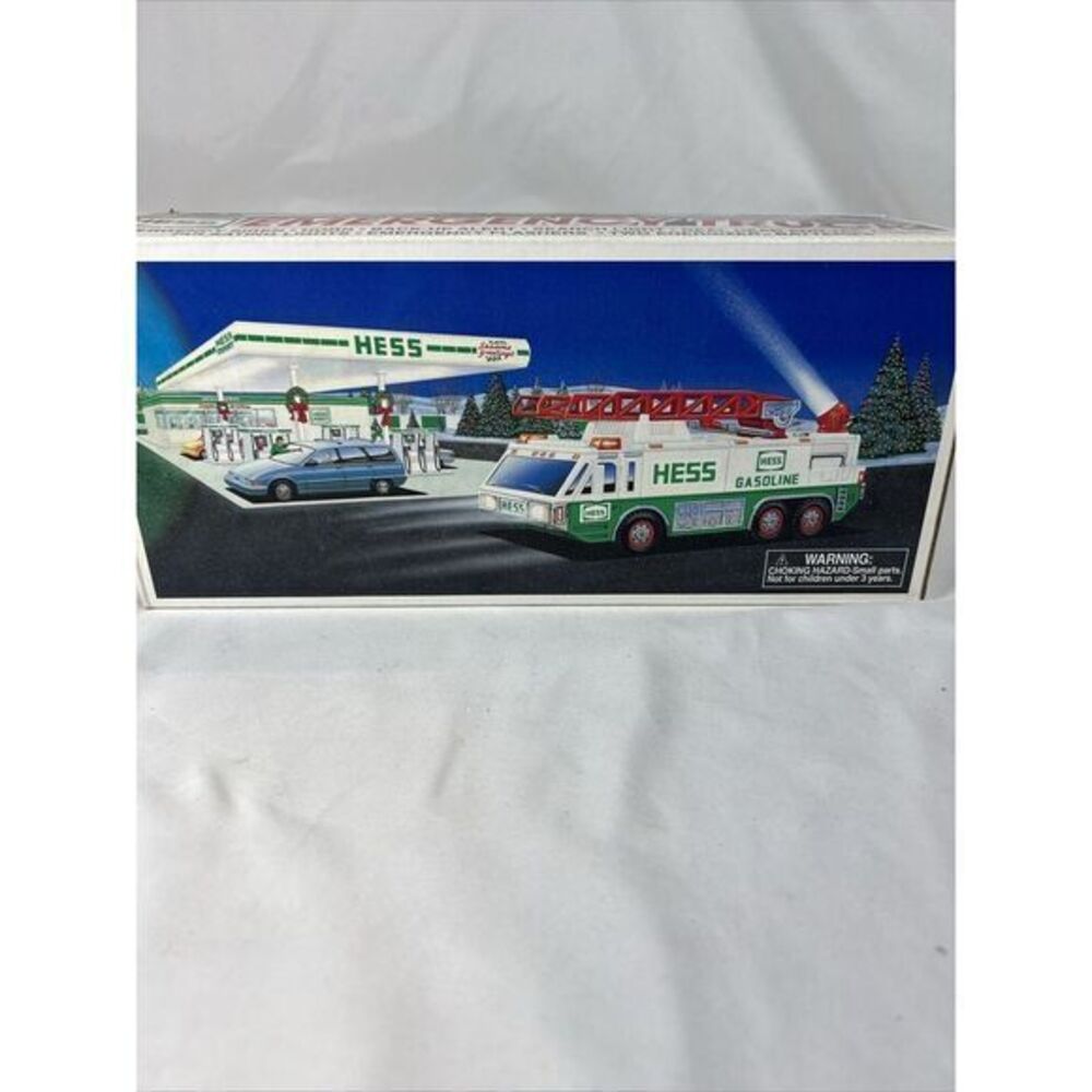 Vintage 1996 Hess Truck Emergency Vehicle In Original Box